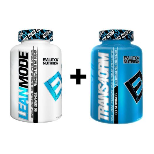 Evlution Nutrition EVL Trans4ormation Mode Stack, Lean Mode 150 Count + Trans4orm 120 Count