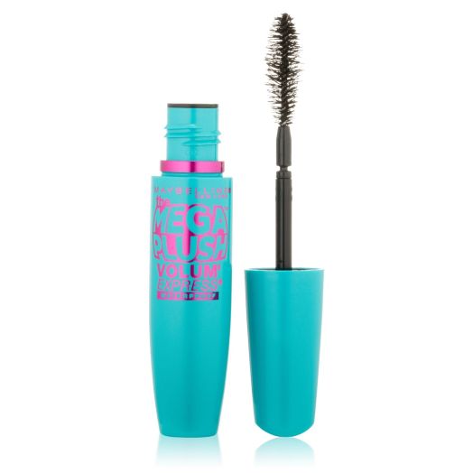 Maybelline New York Volume Express Mega Plush Waterproof Mascara, Very Black, 0.3 Fluid Ounce
