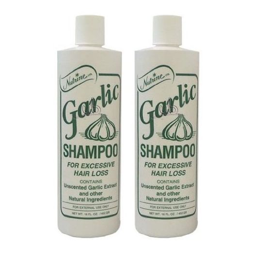 Nutrine Garlic Shampoo Unscented 16oz (Pack of 2)