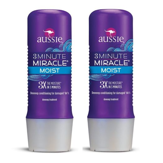 Aussie Moist 3 Minute Miracle Deeeeep Conditioner - 2 Count (8.0 fl oz each)