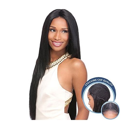Sensationnel Empress Synthetic Custom Lace Front Edge Wig YAKI 30 (1B)