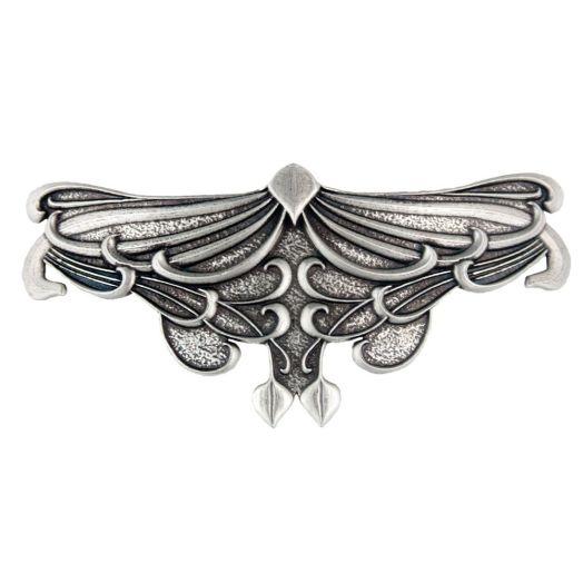 Hair Clip | Barrette | Art Nouveau Leaf | Handmade in the USA by Oberon Design