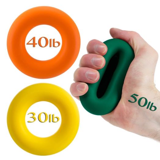 Hand Grip Strengthener by Iron Crush - A Hand and Forearm Exerciser - Set of 3 Level Resistance - 2 Year Warranty - Extension, Crushing and Pinch Grip Training Solution - Best Hand Gripper on the Market!