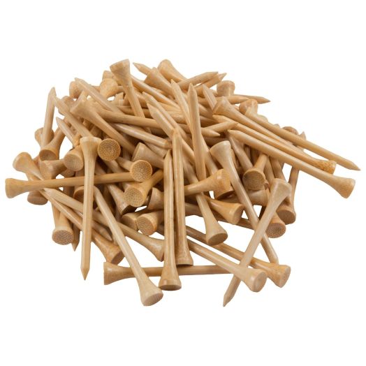 Wedge Guys Bamboo Golf Tees 2-3/4 Inch (1000 Count Bulk Bag) Virtually Unbreakable - 7x Stronger Than Wood Te