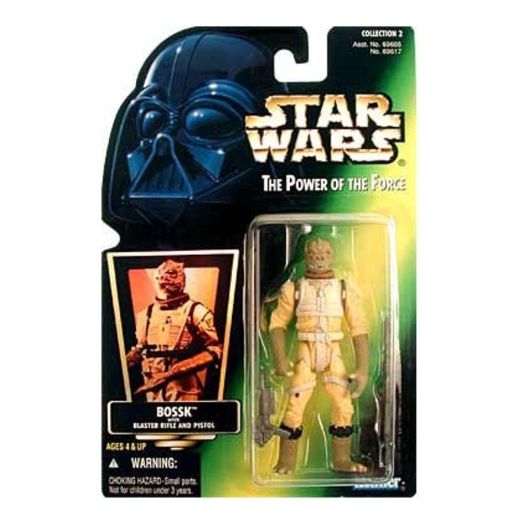 Hasbro Star Wars Power of the Force Green Card Bossk Action Figure