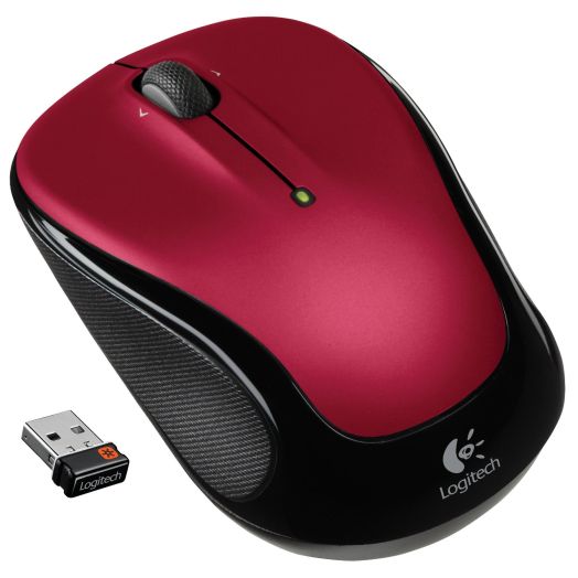 Logitech Wireless Mouse M325 with Designed-For-Web Scrolling - Red