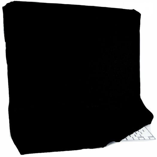 Kuzy - Black Full Cover for Apple iMac 27" Dust Cover, Display Protector (A1312 and A1419) and 27-inch Thunderbolt Display (A1316 and A1407) - Black