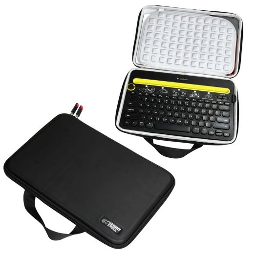 Hermitshell Hard Travel Storage Carrying Case Bag for Logitech K480 Bluetooth Multi-Device Keyboard iPad/Tablet/Samsung Galaxy Tab/Fire HD/Apple iPad Mini Air Pro/Microsoft Surface/Nexus/Nvidia/Neutab