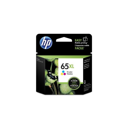 HP 65XL Tri-color Original Ink Cartridge (N9K03AN#140)