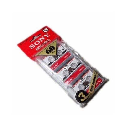 Sony 3MC-60B Microcassette - 3 Pack