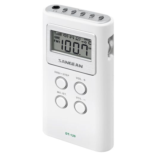 Sangean DT-120 AM/FM Stereo PLL Synthesized Pocket Receiver