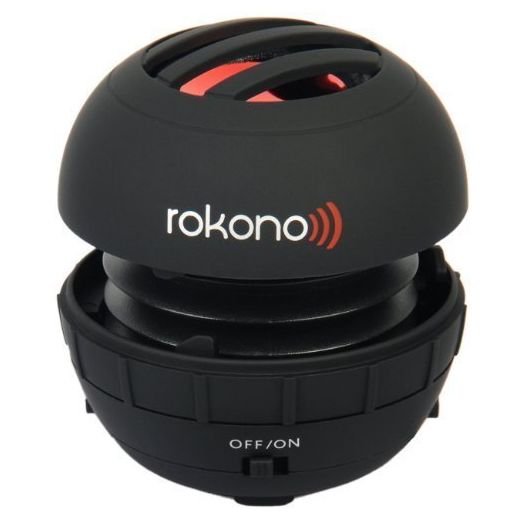 Rokono BASS+ Mini Speaker for iPhone / iPad / iPod / MP3 Player / Laptop - Black