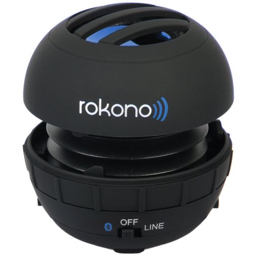 Rokono G10 BASS+ Best Mini Wireless Portable Bluetooth Speaker System - Compatible with Apple iPhones, iPads, Laptops and More for Indoor and Outdoor - Super Bass High Definition Sound - Black Matte