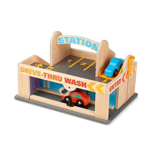 Melissa & Doug Service Station Parking Garage