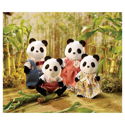 Calico Critters Wilder Panda Bear Family