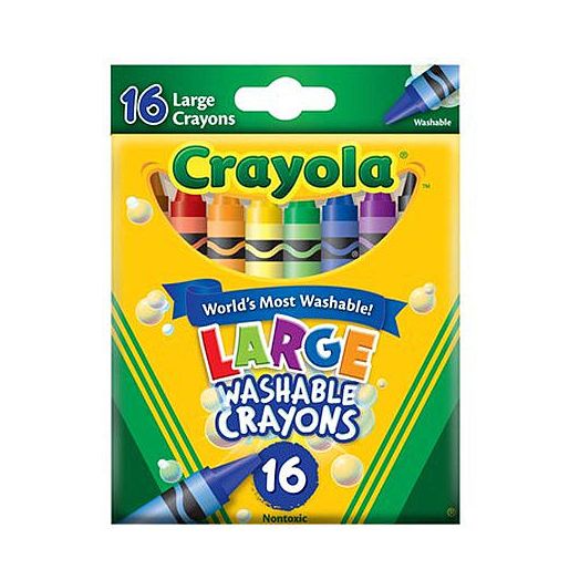 Crayola 16-Count Large Washable Crayons