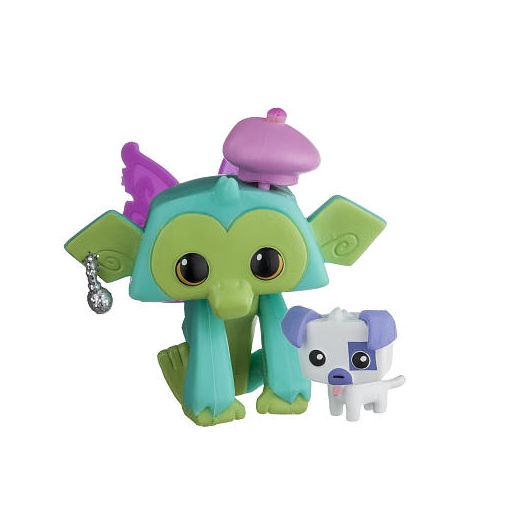 Animal Jam Core Friends- Lucky Monkey with Pet Puppy