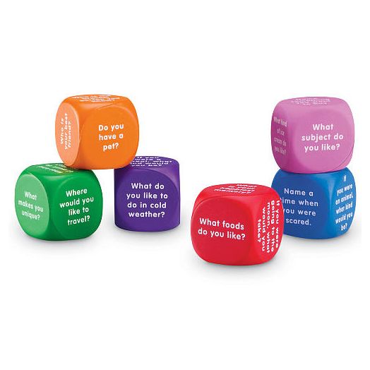 Learning Resources Conversation Cubes