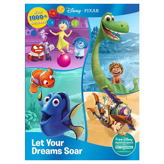 Disney Pixar Let Your Dreams Soar Colouring and Activity Book