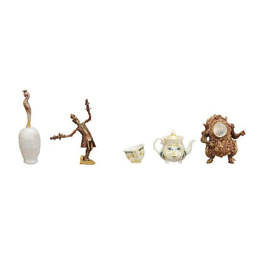 Disney Princess Beauty and the Beast Live Action Castle Friends Collection Playset