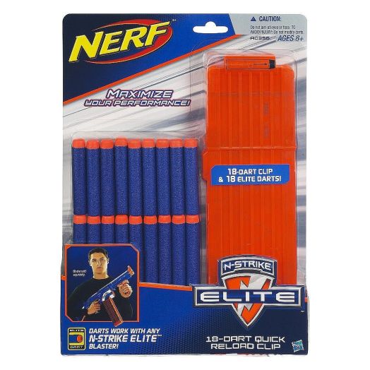 Official Nerf N-Strike Elite Series 18-Dart Quick Reload Clip