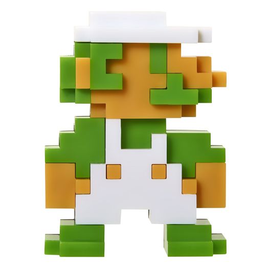 World of Nintendo 2.5" 8 Bit Luigi Action Figure