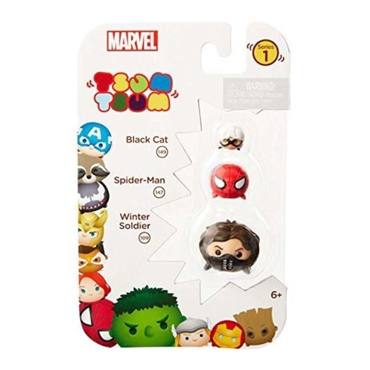 Tsum Tsum Marvel 3-Pack: Winter Soldier/Spiderman/Black Cat Toy Figure