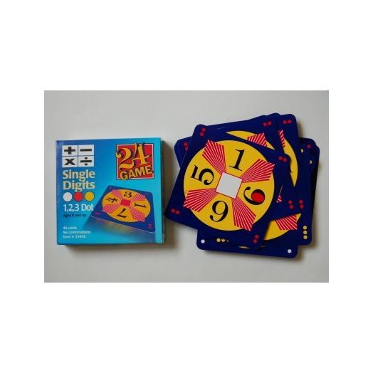 24 Game: 48 Card Deck, Single Digit cards Math Game