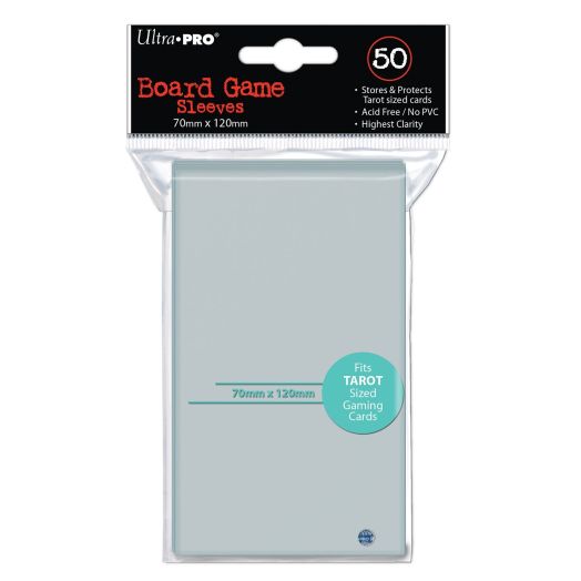 Ultra Pro Tarot Board Game Sleeve, 70mmx120mm (50/pk)