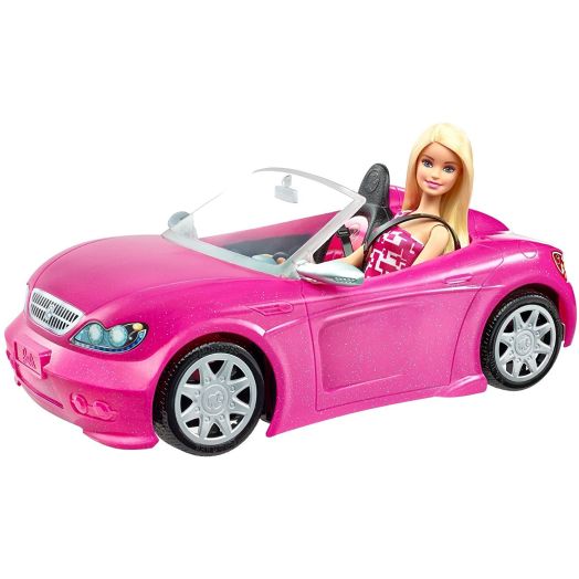 Barbie Convertible and Doll Pack