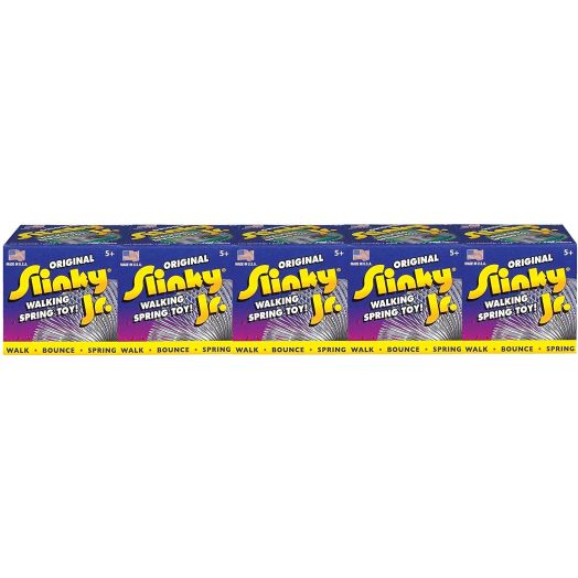 The Original Slinky Brand Metal Slinky Jr. (5 Pack)
