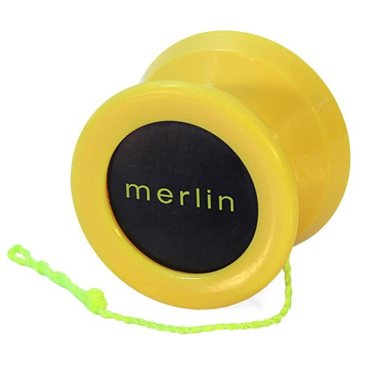 Yoyo King Yellow Merlin Professional Ball Bearing Axle Yoyo for Pro Tricks