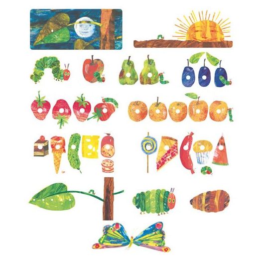 Little Folk Visuals The Very Hungry Caterpillar Flannel Board Precut Felt Figures