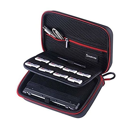 Smatree Carrying Case for NEW Nintendo 3DS, NEW 3DS XL , - Black/Red