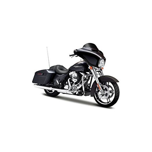 2015 Harley Davidson Street Glide Black Motorcycle Model 1/12 by Maisto 32328