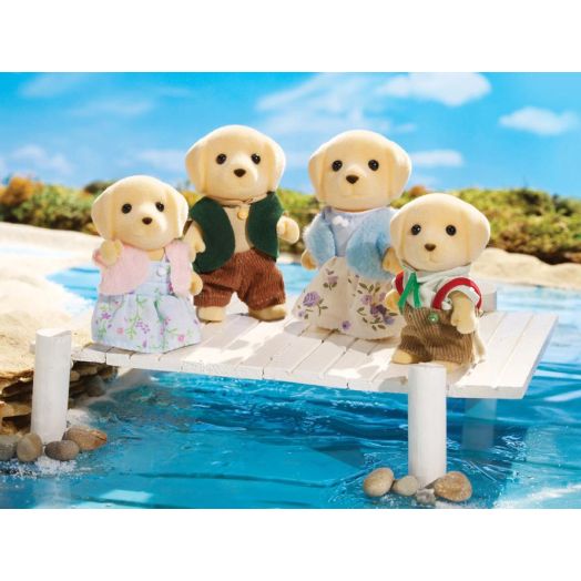 Calico Critters Yellow Labrador Family