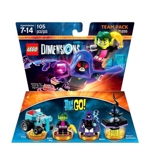 LEGO Dimensions Teen Titans Go! Team Pack - T-Car, Beast Boy, Raven and Raven's Spellbook