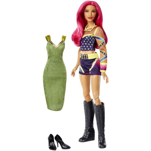 WWE Superstars 12 inch Action Figure with Fashion Accessory - Sasha Banks