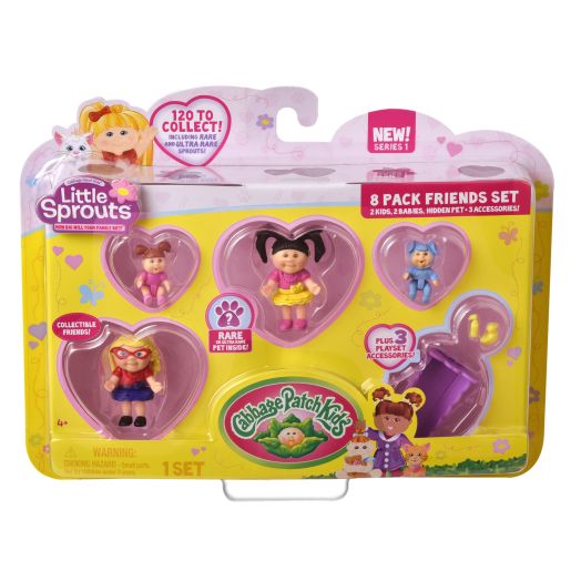 Cabbage Patch Kids Little Sprouts Friends Set - 8-Pack (Color/Style May Vary)