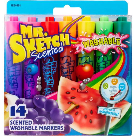 Mr.Sketch Scented Washable Marker Set 14/Pkg-Chisel