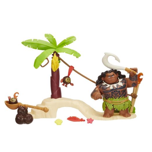 Disney Moana Maui the Demigod's Kakamora Adventure Playset