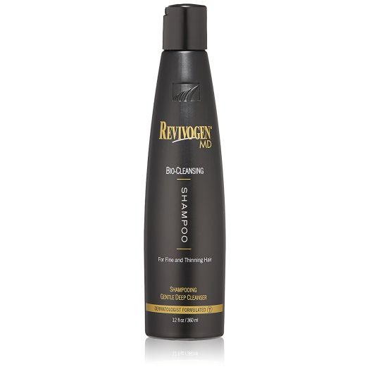 Revivogen MD Bio-Cleansing Shampoo for Thinning Hair, Natural Anti-DHT Ingredients, Reduce Scalp Irritation and Stimulate Thicker, Fuller, Healthier Hair for hair loss sufferers, 1 unit -12 oz.