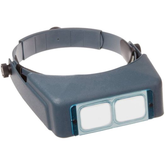 Donegan DA-4 OptiVISOR Headband Magnifier, 2X Magnification Glass Lens Plate, 10"  Focal Length
