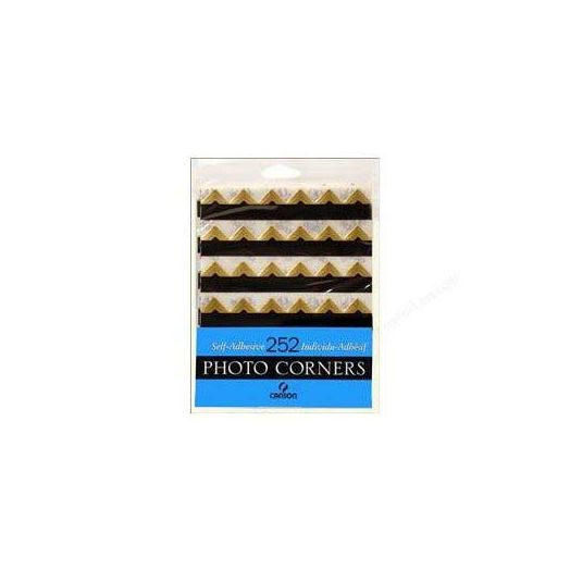 Self-adhesive Photo Corners Gold 252/Pk