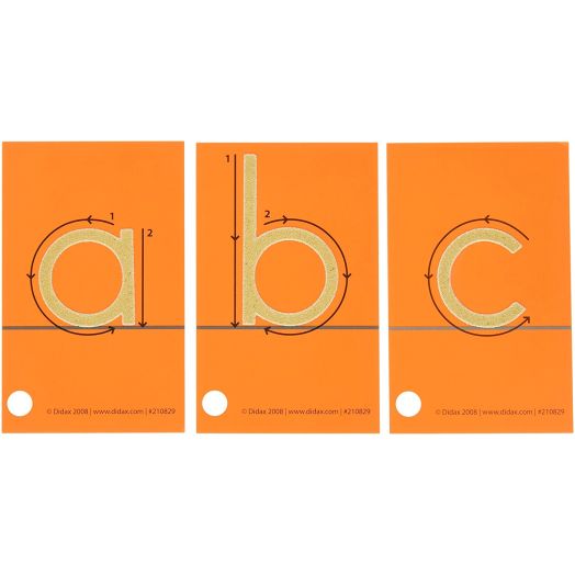 Didax Educational Resources Sandpaper Letters, Lowercase