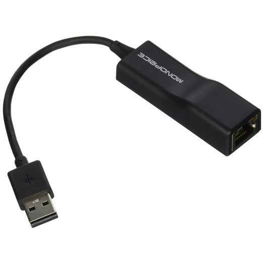Monoprice USB 2.0 Ultrabook Ethernet Adapter (109466)