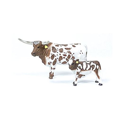 Big Country Farm Toys Longhorn Cow and Calf