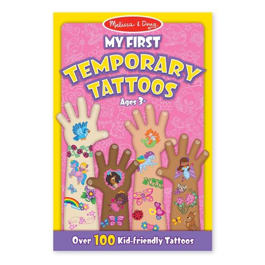 Melissa and Doug My First Temporary Tattoos: 100+ Kid-Friendly Tattoos - Rainbows, Fairies, Flowers, and More