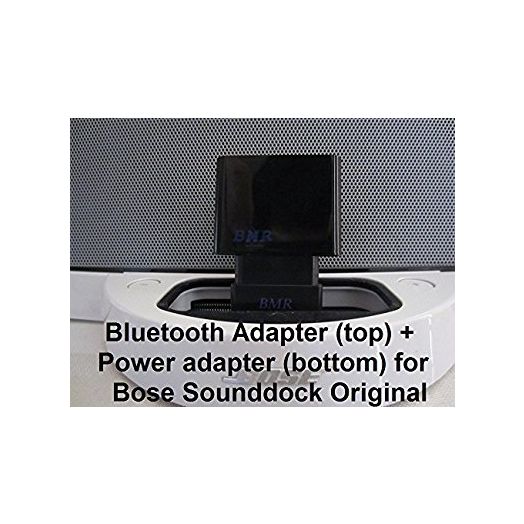 BMR A2DP Bluetooth Music Receiver + Power Adapter for Bose SoundDock I, Portable and Wave