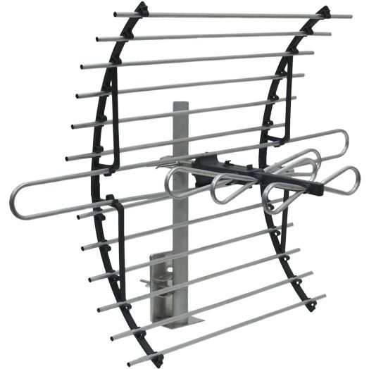 GE 33692 Attic Mount HD Antenna - Long Range - Compact Design with Mount for VHF / UHF Channels - 60 Mile Range